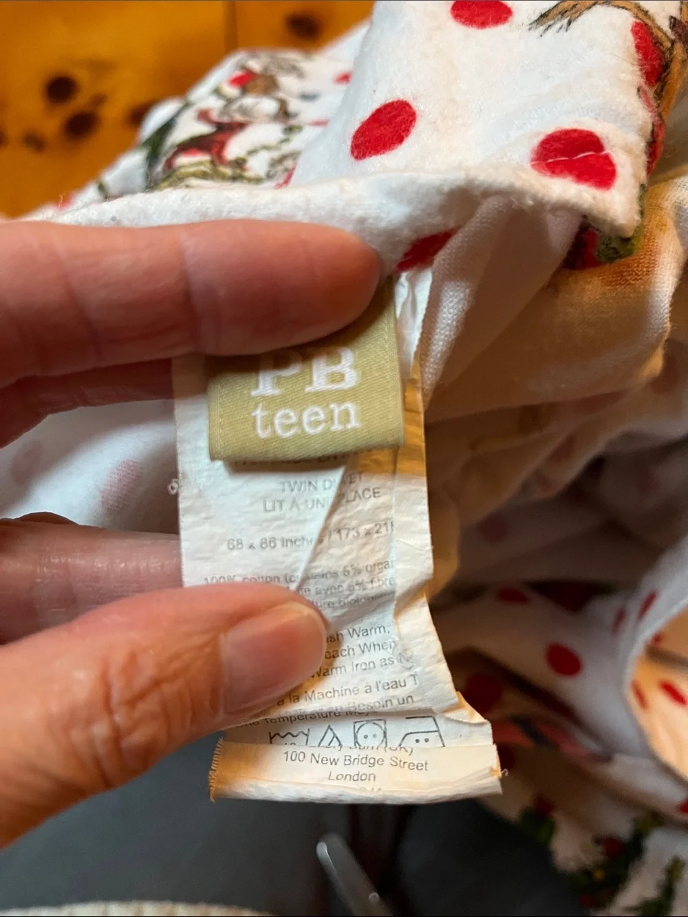 PB TEEN (Pottery Barn) *Twin* Flannel Duvet Cover Dr. Seuss Grinch Christmas Ed.